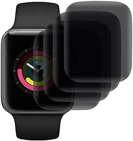 [4-חבילות] Glblauck פרטיות מגן על מגן תואם לסדרת Apple Watch 3/2/1 42 ​​ממ, אנטי-ריגול אנטי-סקרט בועה